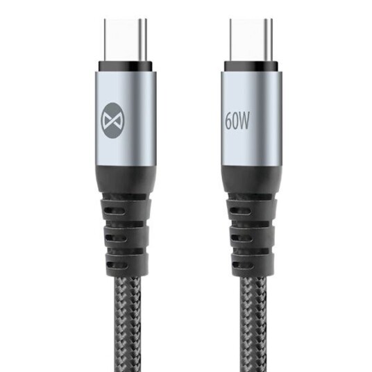 Forever Flettet USB-C Til USB-C Kabel 60w 1 m