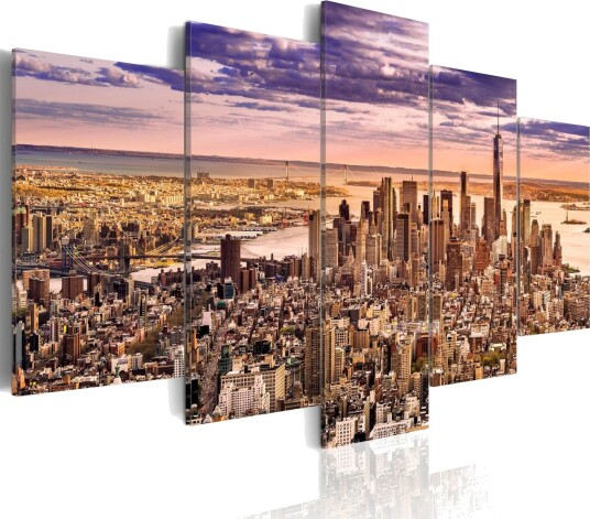 Bilde Sleeplessness In New York 100x50 Artgeist sp. z o. o.