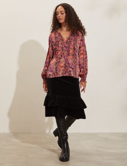 ODD MOLLY Rosemary Blouse Pink XS
