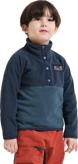 Didriksons Kids" Monte Half Button Mountain Blue 130