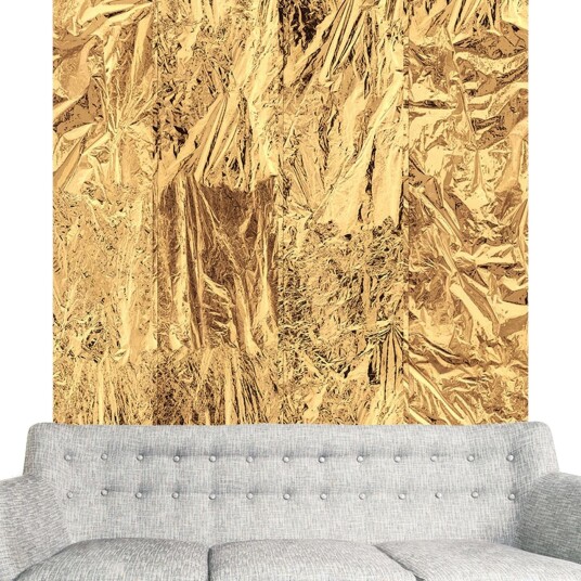 Fototapet Golden Clouds 50x1000 - Artgeist sp. z o. o.