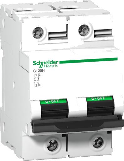 Strømbryter C120H C 2P 125A 15kA