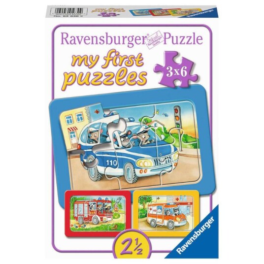 Ravensburger Animals In Action 3x6p Ravensburger Animals In Action 3x6p