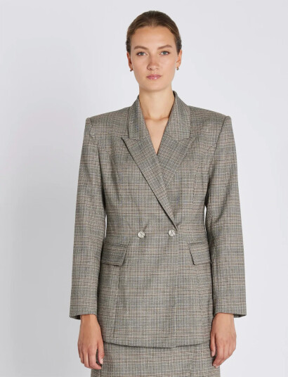 Bruuns Bazaar Ipomoeabbtuxana Blazer - Grey - 36