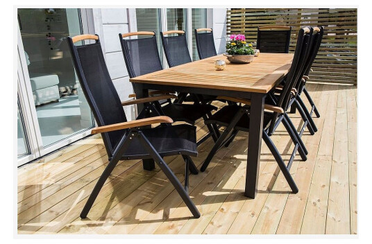 Venture HomePanama spisebord 1 224/324 cmSvartSpisebordFra Homeroom