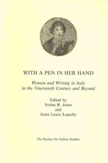 With a Pen in Her Hand With a Pen in Her Hand