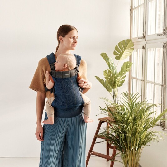 BabyBjörn Harmony Bæresele Navy Blue 3D Mesh