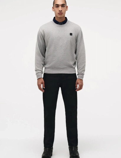 NEUW Fleece Crew Sweater Anthracite - Grey - S