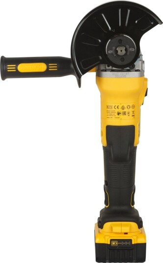 Dewalt 18v xr 125mm vinkelsliper dcg405p2 i kitbox med 2 x 18v xr 5,0ah batterier & lader