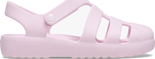 Crocs Classic Fisherman Kids Slippers, Pink Milk, 27-28