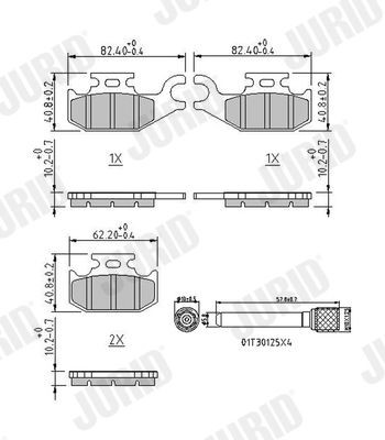Bremseklosser JURID 573410J Bremseklosser JURID 573410J