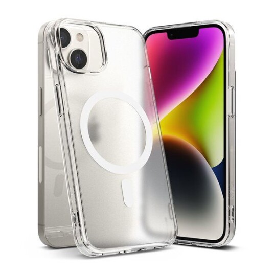 Ringke Mobildeksel til iPhone 14 Plus med MagSafe - Matte Klar Ringke Mobildeksel til iPhone 14 Plus med MagSafe - Matte Klar
