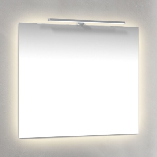 Macro Design Speil T belysning LED med Ambilight Krom / 80cm