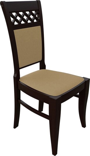 Lorella Spisestol - Plysch/Natur/Beige