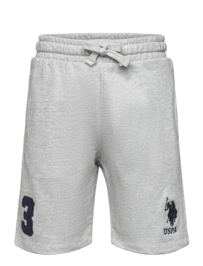 U.S. Polo Assn. Player 3 Lb Sweat Short Grey 140 U.S. Polo Assn. Player 3 Lb Sweat Short Grey 140