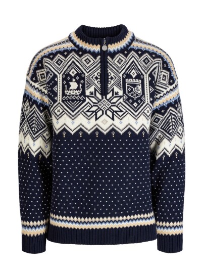 Dale Of Norway Vm Trondheim Masc. Sweater Navy Offwhite Sandmel. M Dale Of Norway Vm Trondheim Masc. Sweater Navy Offwhite Sandmel. M