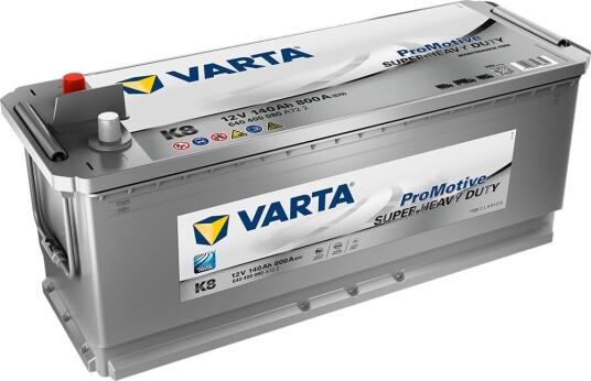 Varta 12V 140Ah 800A K8 Varta 12V 140Ah 800A K8