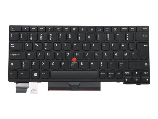 Lenovo Lite-On - erstatningstastatur for bærbar PC - med Trackpoint, UltraNav - QWERTY - Dansk - svart Lenovo Lite-On - erstatningstastatur for bærbar PC - med Trackpoint, UltraNav - QWERTY - Dansk - svart