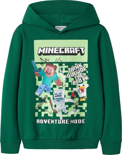 Name It Hettegenser Minecraft NkmSalva Eviggrønn Name It 6 år (116) Hettegenser