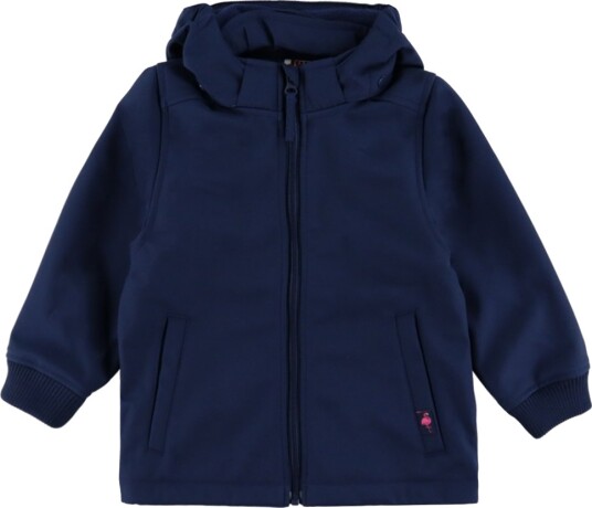 DYR Cph Softshell Jakke Dyreliv Navy m. Flamingo DYR 6 år (116) Softshell Blå