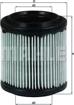 Luftfilter MAHLE ORIGINAL LX 279