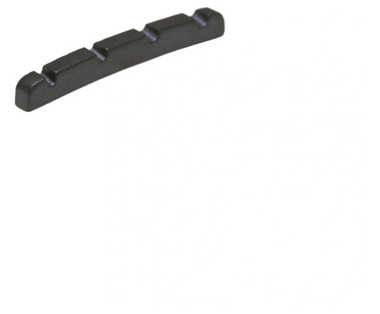 Graph Tech Pt-1204-00 Svart Tusq Xl Slotted Bass Nut, 4-String, Curved