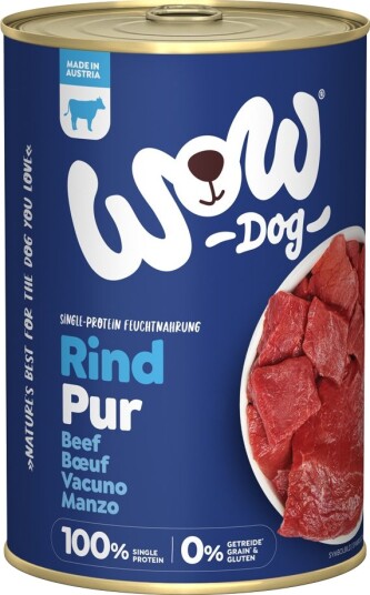 Wow Våtfôr Pur Storfe 12 X 400 G Wow Våtfôr Pur Storfe 12 X 400 G