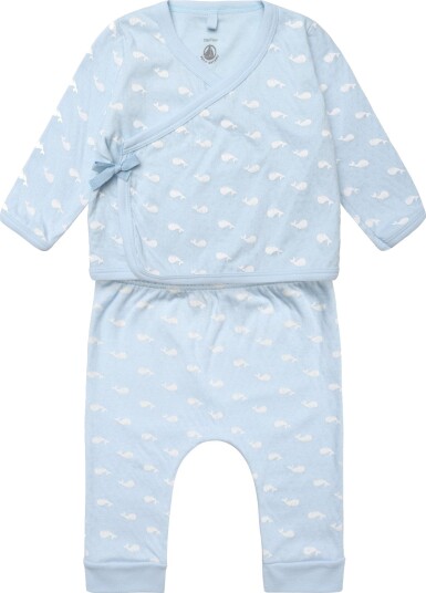 Petit Bateau Ensemble Long   Blue   60