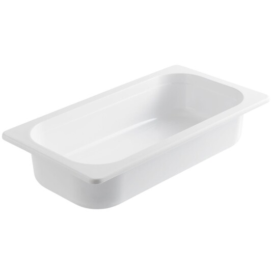 VEGA Melaminsskål Melamin GN 1/3; Størrelse GN 1/3, 2l, 32.5x17.6x6.5 cm (LxBxD); Hvit