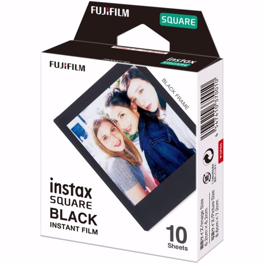INSTAX Square film. 10 stykker. Sort ramme INSTAX Square film. 10 stykker. Sort ramme