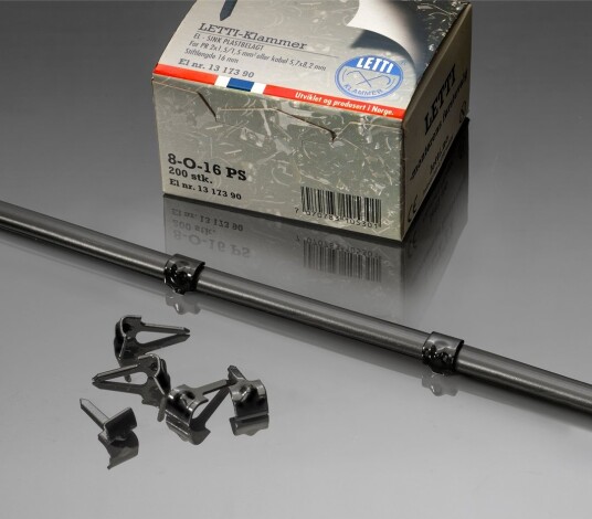 Letti KLAMMER 8-O-16 PS PR2X1,5 SORT - 1317390