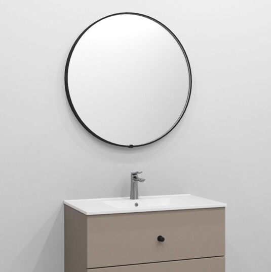 Alterna Umbra Rundt Speil 80cm / Svart Alterna Umbra Rundt Speil 80cm / Svart