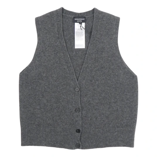 Emporio Armani Dame Strikkevarer Grå XS,