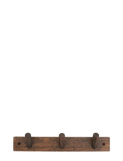Byon 3-Hook Else Dark Brown 30x6x5cm
