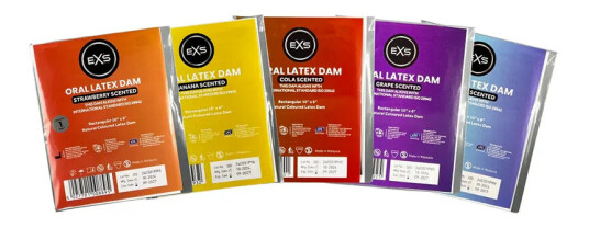 EXS Oral Dams Strawberry