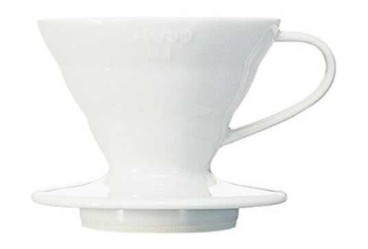 V60 01 Keramikk Håndbrygger - White
