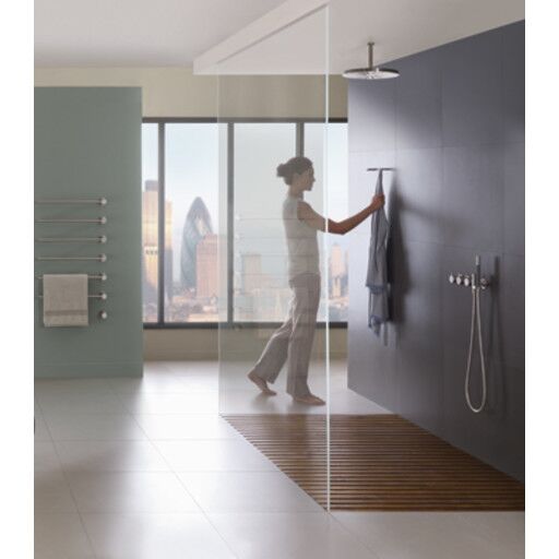 Vola 5471R-061A Dusjtermostat, med tak- og hånddusj, krom Vola 5471R-061A Dusjtermostat, med tak- og hånddusj, krom