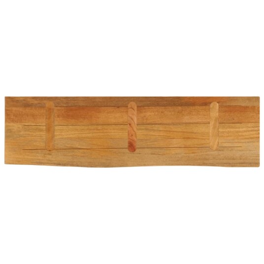 Bordplate naturlig kant 110x30x3,8 cm heltre mango 370577 Bordplate naturlig kant 110x30x3,8 cm heltre mango 370577