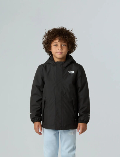 The North Face Kid Warm Antora Rain Jacket - Black - 83-91 The North Face Kid Warm Antora Rain Jacket - Black - 83-91