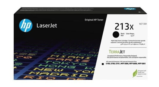 HP 213X / W2130X - Black Toner - High Yield - Laser toner Svart
