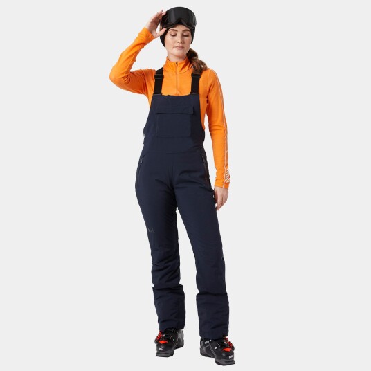 Helly Hansen Dame Legendary Fôret Skibukse Med Seler Marineblå XL Helly Hansen Dame Legendary Fôret Skibukse Med Seler Marineblå XL