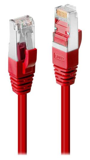 Lindy Koblingskabel Cat6 10 m Rød