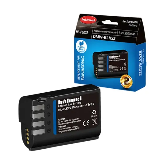Hähnel Batteri Panasonic HL-PLK22 Tilsvarer Panasonic DMW-BLK22 Hähnel Batteri Panasonic HL-PLK22 Tilsvarer Panasonic DMW-BLK22