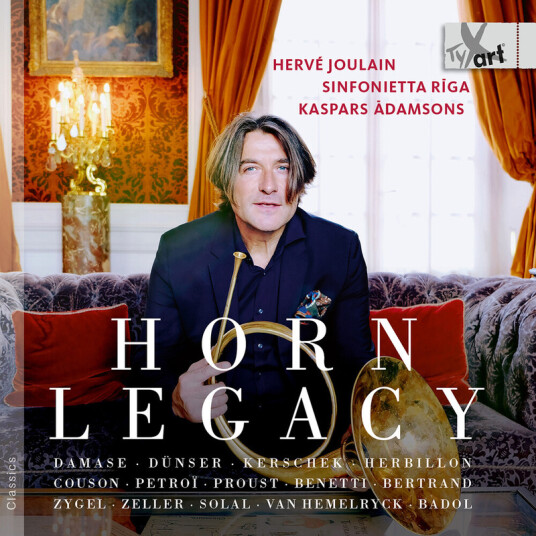 Hervé Joulain, Sinfonietta Riga, Kaspars Adamsons Horn Legacy 60th Anniversary CD