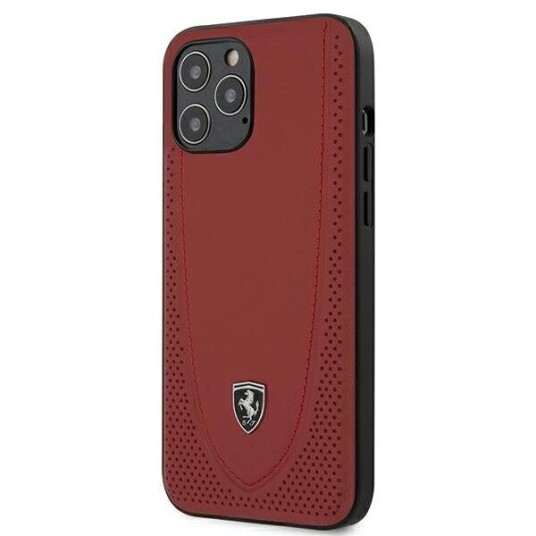 Ferrari Off Track hardt deksel for iPhone 12 Pro Max 6,7" - Rød