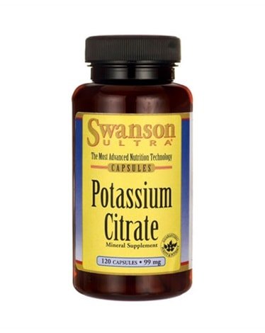 Swanson - Potassium Citrate - 99mg - 120caps