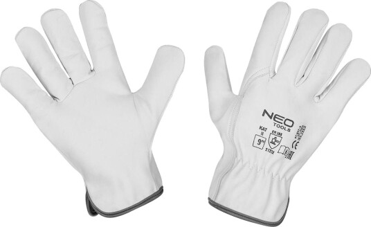 NEO Tools 2122X Arbeidshansker - Geiteskinn, Str. 9