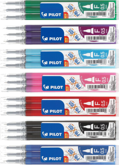 Pilot Patron/Refill FriXion Point 0.5 3-pakke Blue Pilot Patron/Refill FriXion Point 0.5 3-pakke Blue