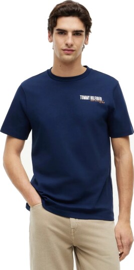 Tommy Hilfiger Summer Back Graphic Regular Tee Navy S Tommy Hilfiger Summer Back Graphic Regular Tee Navy S