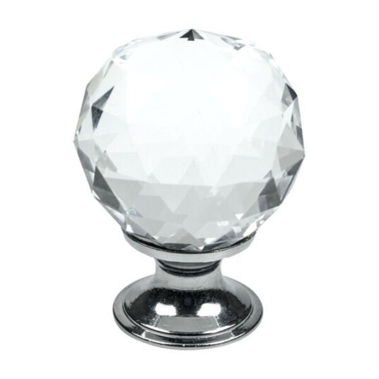 BESLAG DESIGN KNOTT DIAMOND GLASS/KROM 430002-11